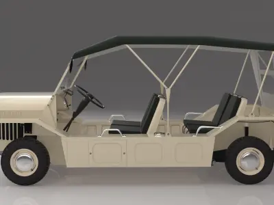 Mini Moke 3D model