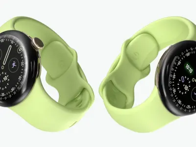 Google Pixel Watch 4 Gold 3D model