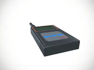 Frequency Meter Low-poly 3D model