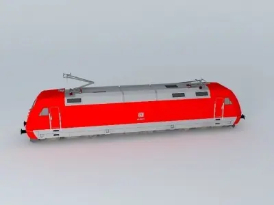 ADtranz - Series 101 / traffic red livery Free 3D model