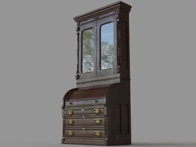 Antique Hutch 3D model