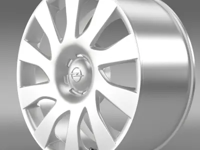 Opel Vivaro Van rim 2015 3D model
