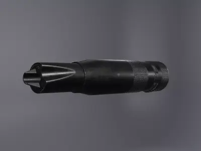 PBS-4 Russian Silencer Low-poly 3D model