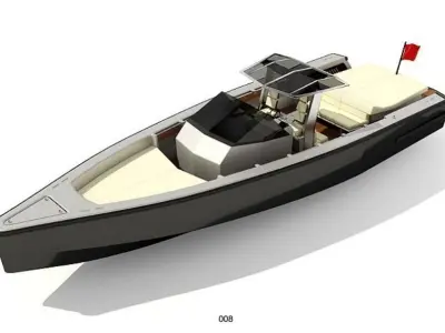 Motorboat Speedboat Fleet collection 3D model