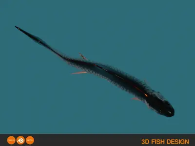 FISH ASSET Low-poly 3D model