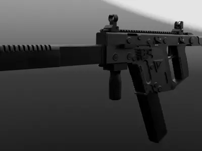Kriss Super V Vector Model Low-poly 3D model