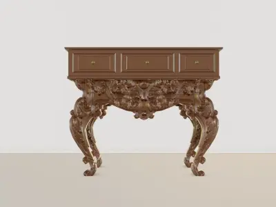 Royal Vintage Furniture collection - Low Poly Realistic Low-poly 3D model