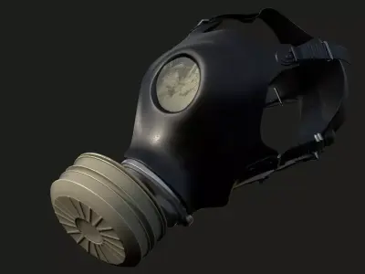 3D Protest Mask 3D model