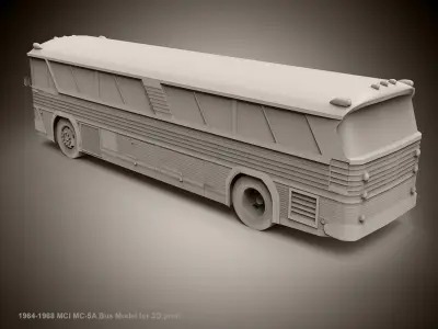 MCI MC-5A Bus 3D print model