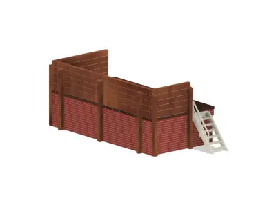 Model Railway Coal Loading Platform 3D print model