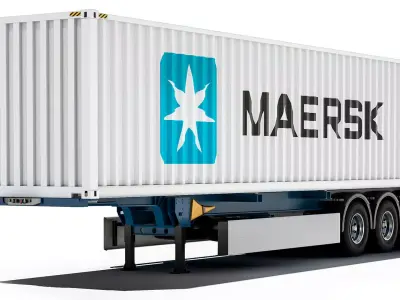 Schmitz Cargobull SCF 24 G 40 LX 2023 3D model