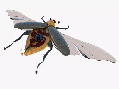 Souvenir of the May beetle 3D model