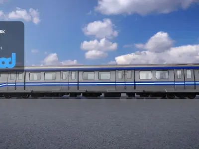 TW Mrt Locomotive 002 3D model