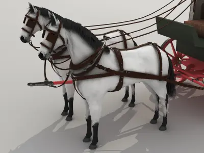 Covered Wagon  3D model