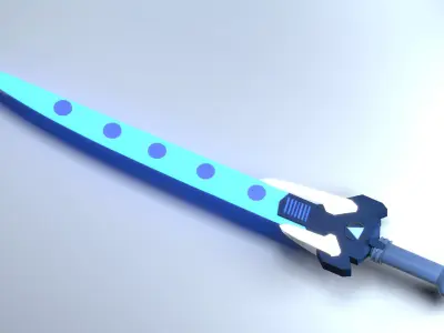 SCI-FI SWORD 3D model purchase