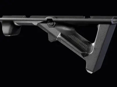 Tactical fore grip Magpul AFG 2 Low-poly 3D model