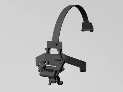 Lucie Mount Style NVG display replica for reenactors 3D model