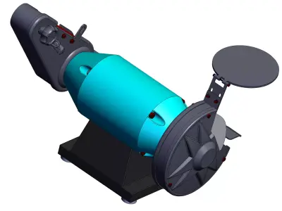 Dual-purpose Belt Sander Grinder 3D model