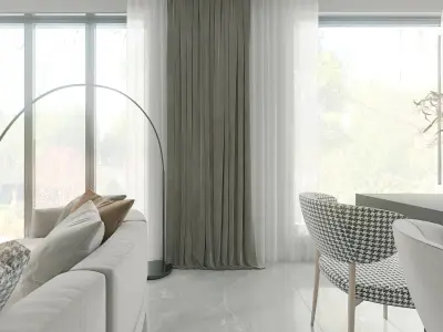 Home Modern Guest villa decoration 3D model