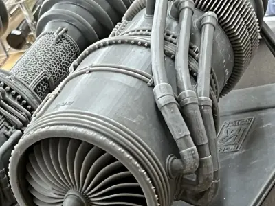 Jet Engine 3D print model by mbelec
