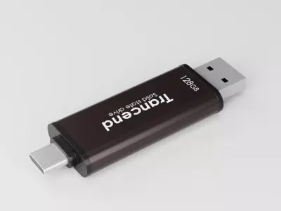 FlashCore 128GB Portable SSD 3D model