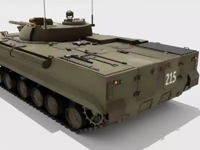 BMP-3 Russian Low-poly 3D model