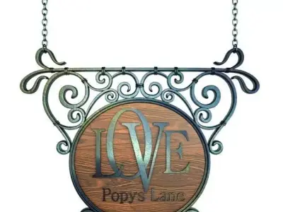 Vintage Signage 002 3D model