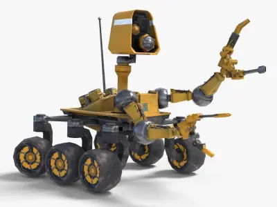 Planetary Rover Low-poly 3D model purchase