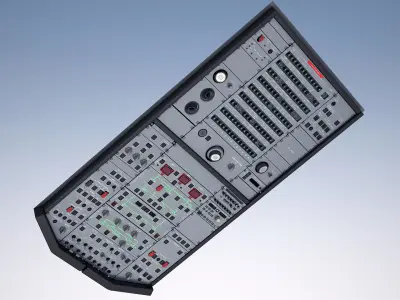 A319 A320 A321 Overhead Panel 3D model