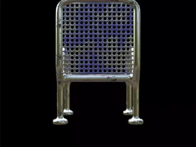Chair Set Series 07 PBR 4K 3D model