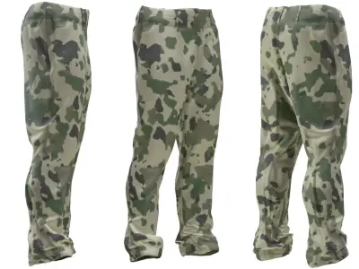 Pants 200 - All MH Bodies - UE5 Skeletons - Rigged Low-poly 3D model