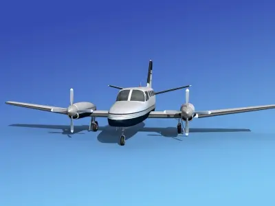 Cessna 441 Conquest II V05 3D model