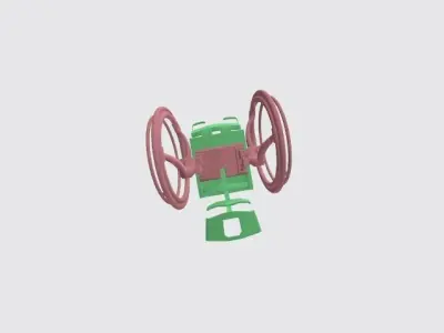 Carl WheelChair - Detroit becomes human Free 3D model