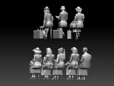 PASSENGERS 3D print model 2