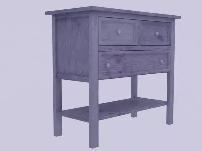 antique dresser 3D model