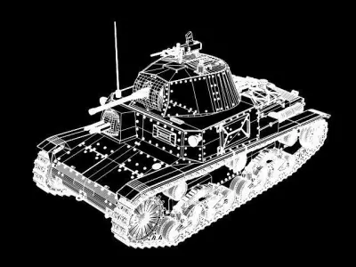 M13 40 3D model