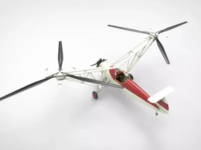 Focke-Wulf Fw 61 3D model