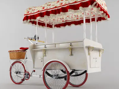 Cargo Bike Paris 3D model