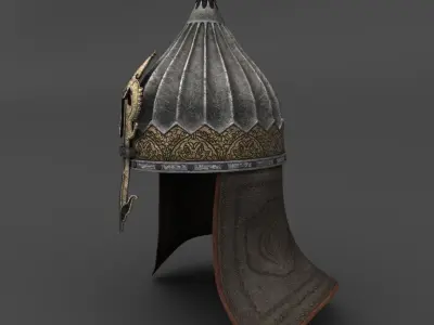 Helmet medieval 3D model