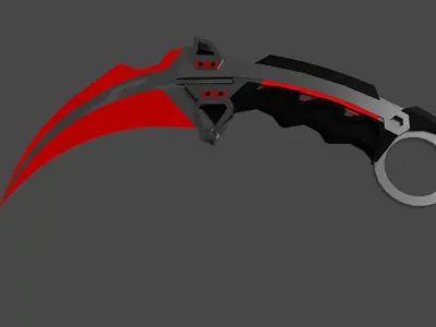 Karambit MCHNC 3D model