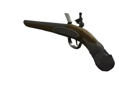 Doglock Handgun HVIII 3D model