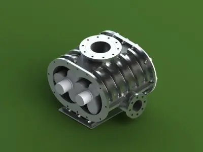 Root blower Free 3D model