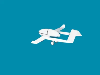 Plane airplane 3D model purchase