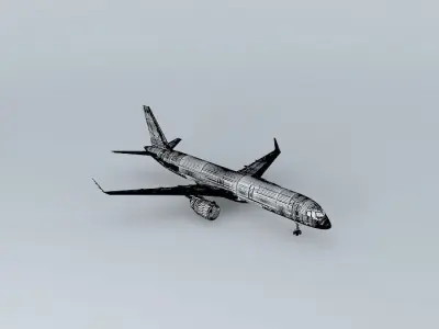 Icelandair Boeing 757 200W EDIT 2 Free 3D model