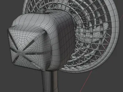 Desktop Fan 3D model