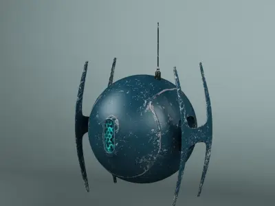 Drone 01 3D model purchase