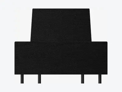Seat - Library - Integral - Out Low-poly 3D model