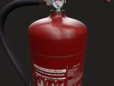 fire extinguisher 3D model by mikynetwork
