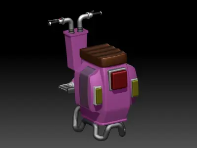 sh effect Figuarts bike for Bulma or dr slump 3D print model