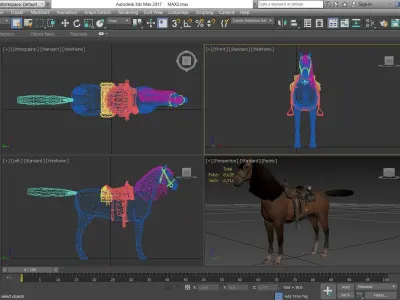 Horse - D5 3D model